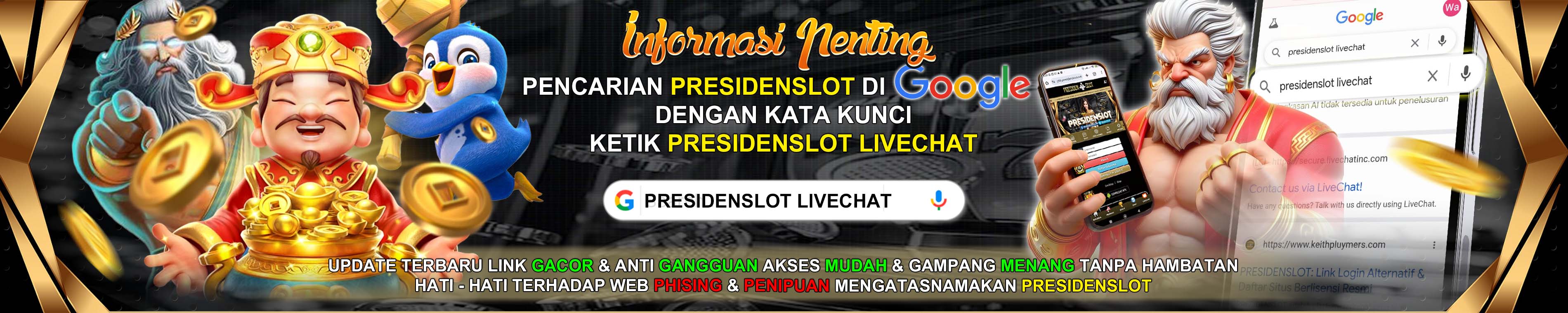 KATA KUNCI PRESIDENSLOT